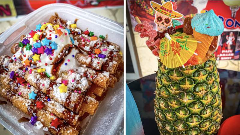 Drive-thru New Braunfels drink and snack shop offers funnel cake fries, unique Fiesta margaritas