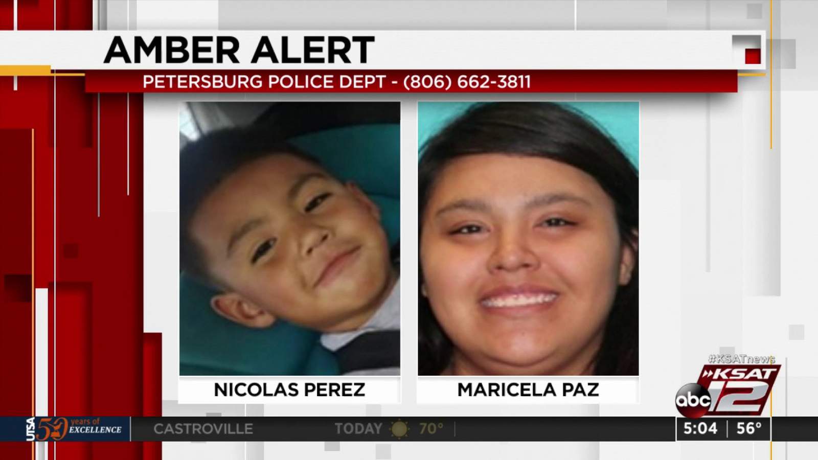 AMBER Alert discontinued for missing 4-year-old in far North Texas