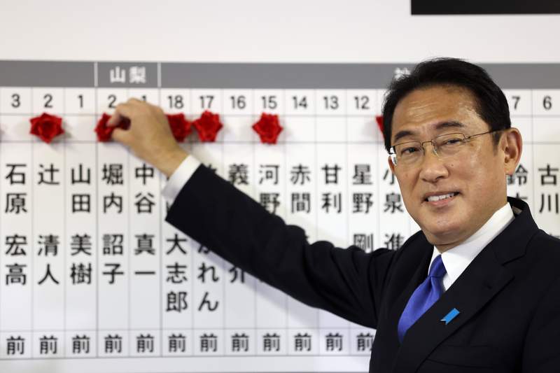 Japan PM Kishida's coalition keeps majority with fewer seats