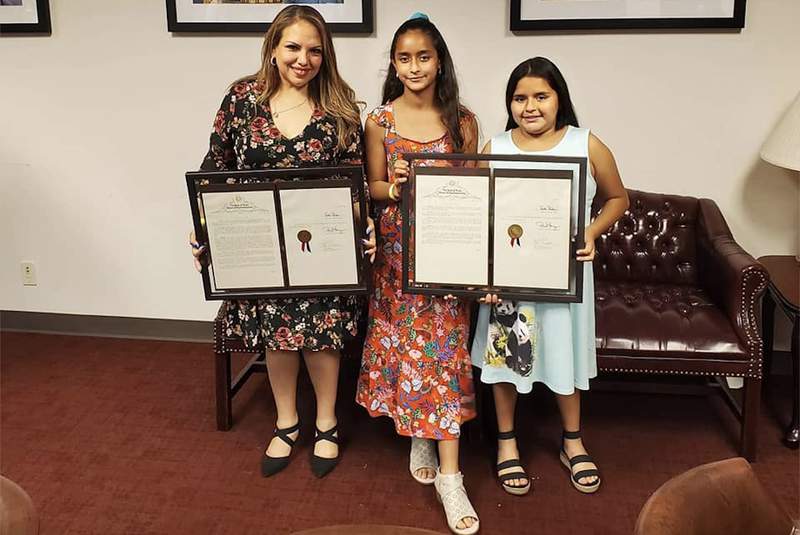South Side community advocate and 2 Latina youth authors honored by Texas Legislature