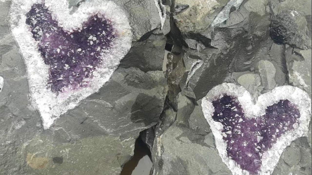 Internet buzzing with discovery of heart-shaped geodes in Uruguay