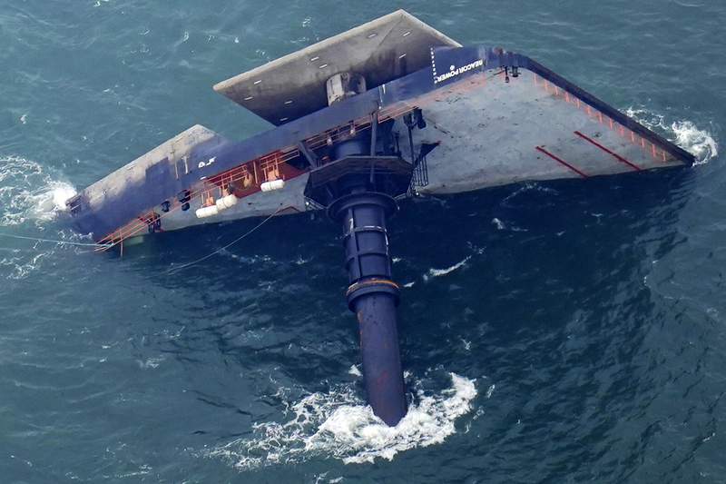 Search for survivors of capsized lift boat ends