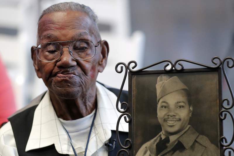 Oldest US veteran of WWII celebrates his 112th birthday