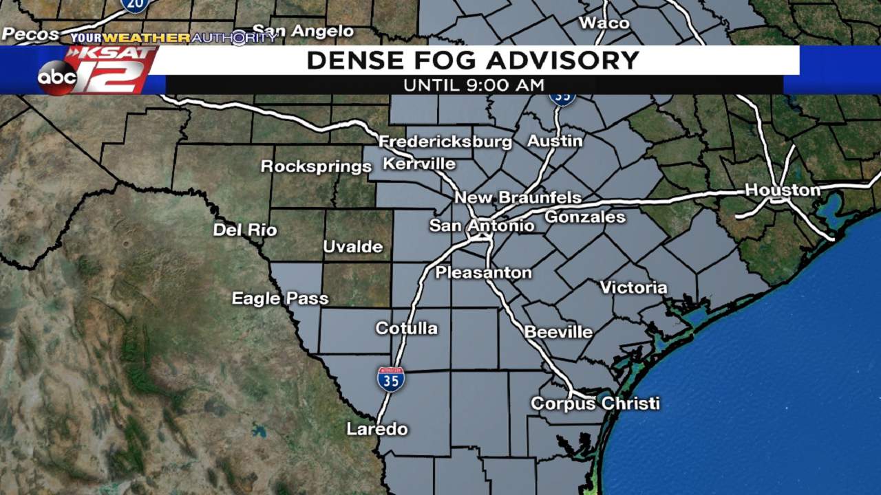 Thursday’s Dense Fog Advisory canceled; sun expected later today