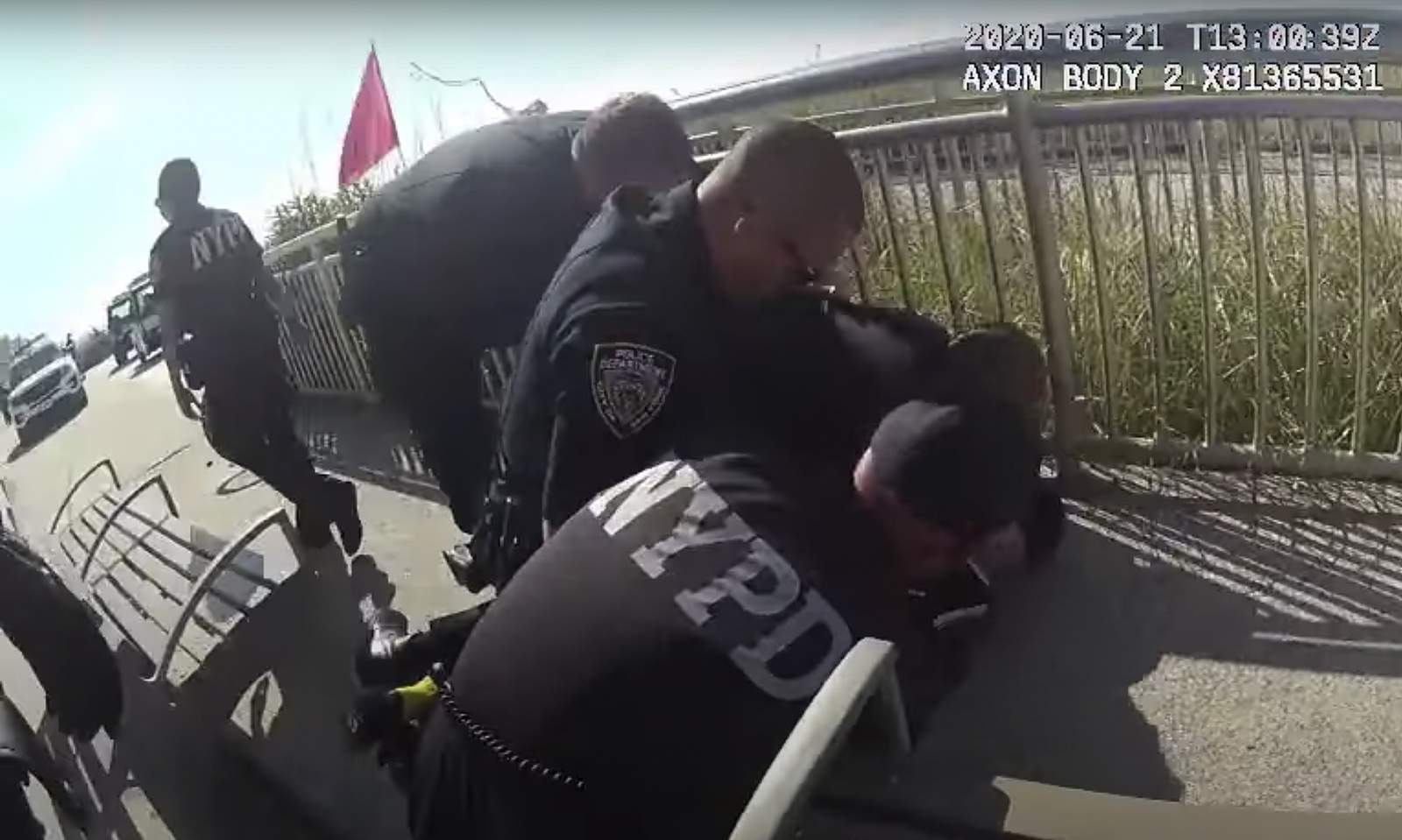 NYPD officer in 'chokehold' video had prior brutality case