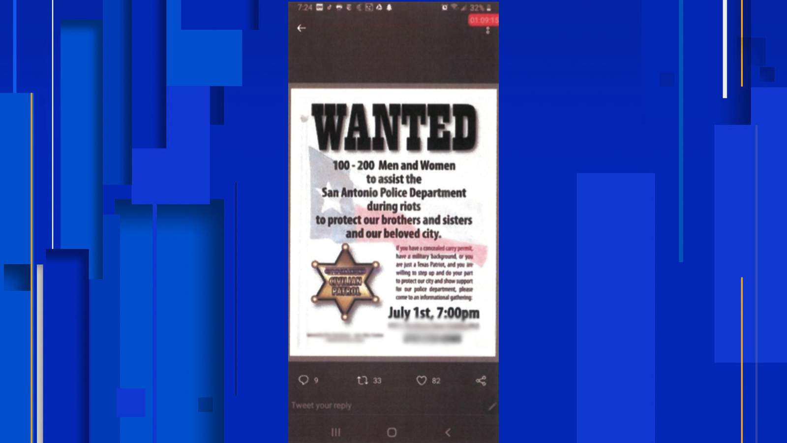 City of San Antonio calls on sign company to stop purported volunteer recruitment for SAPD