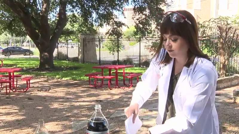 KSAT Kids Home Science: Diet Coke & Mentos