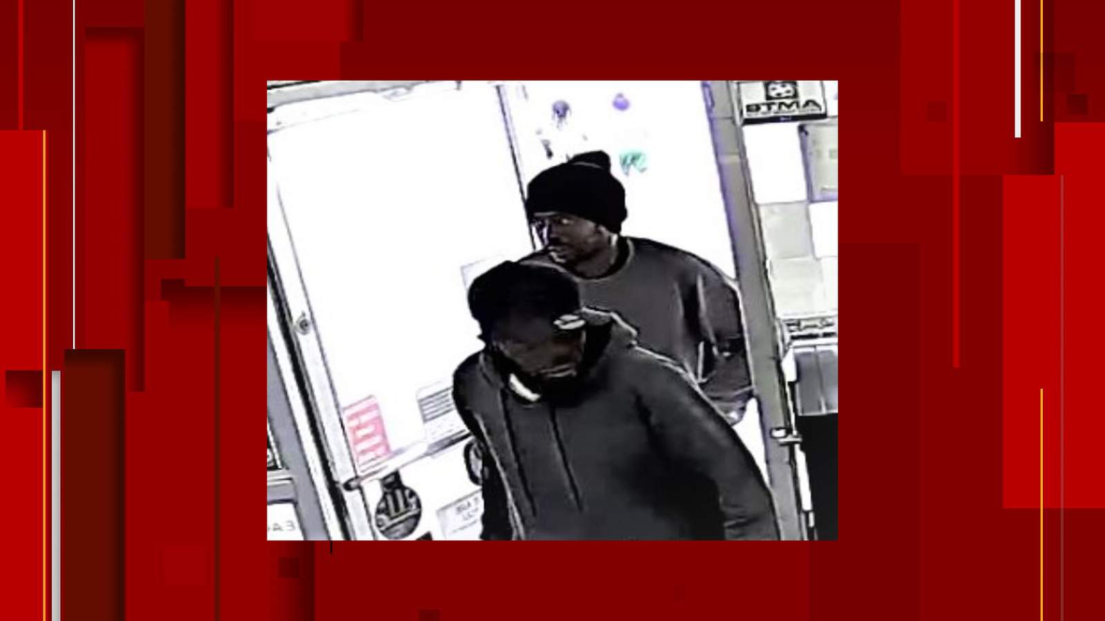 Two men sought in Kirby convenience store robbery, police say
