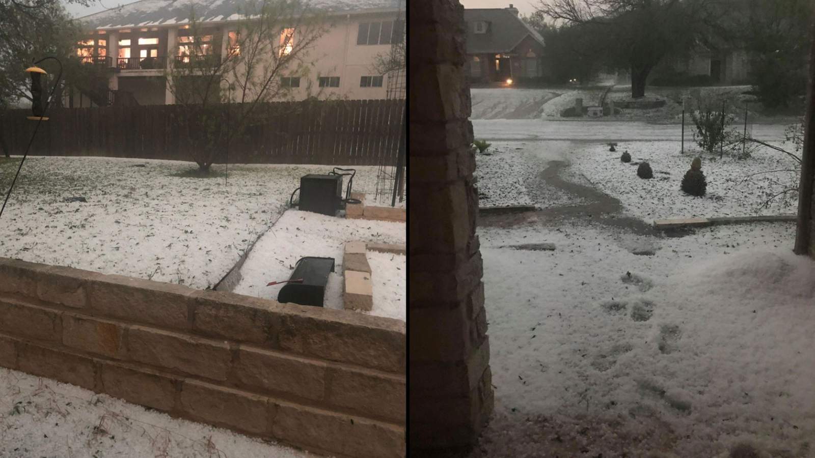‘Looks like snow:’ Twitter users share videos of hail storm in San Antonio and Kerrville