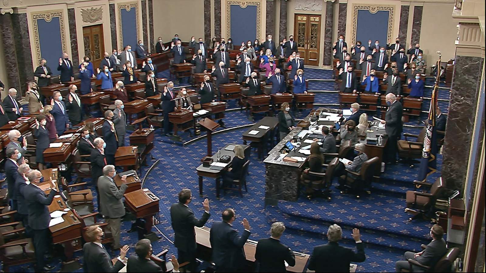 WATCH LIVE: Senate takes ceremonial steps to start Donald Trump’s impeachment trial
