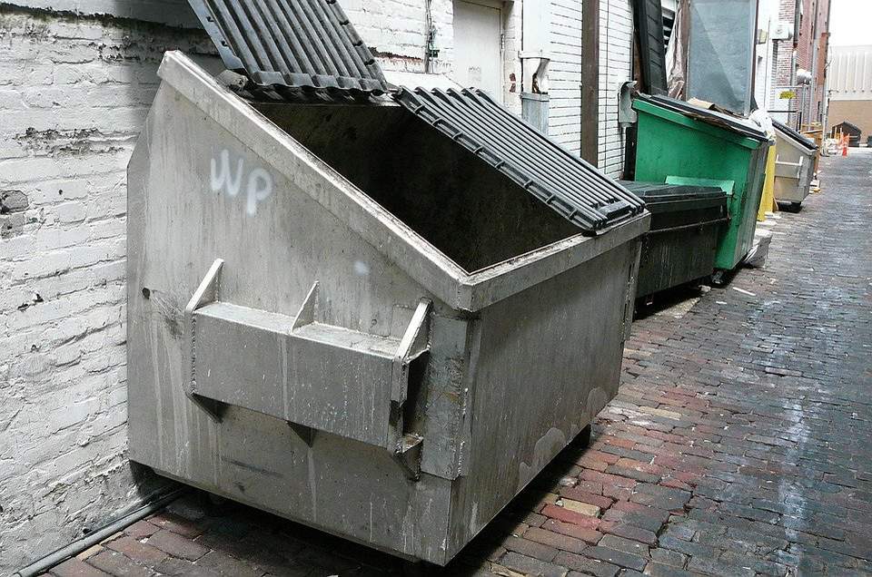 You can book a free stay in a dumpster for your ex on Valentine’s Day