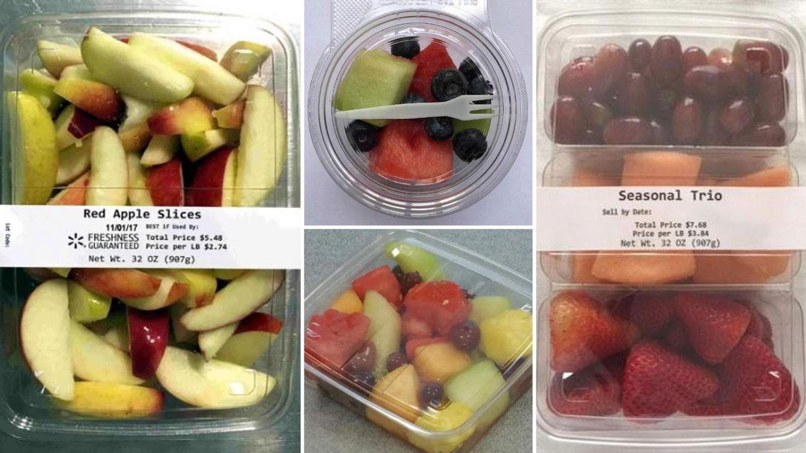 Various fresh fruit items sold at Walmart recalled due to listeria concerns