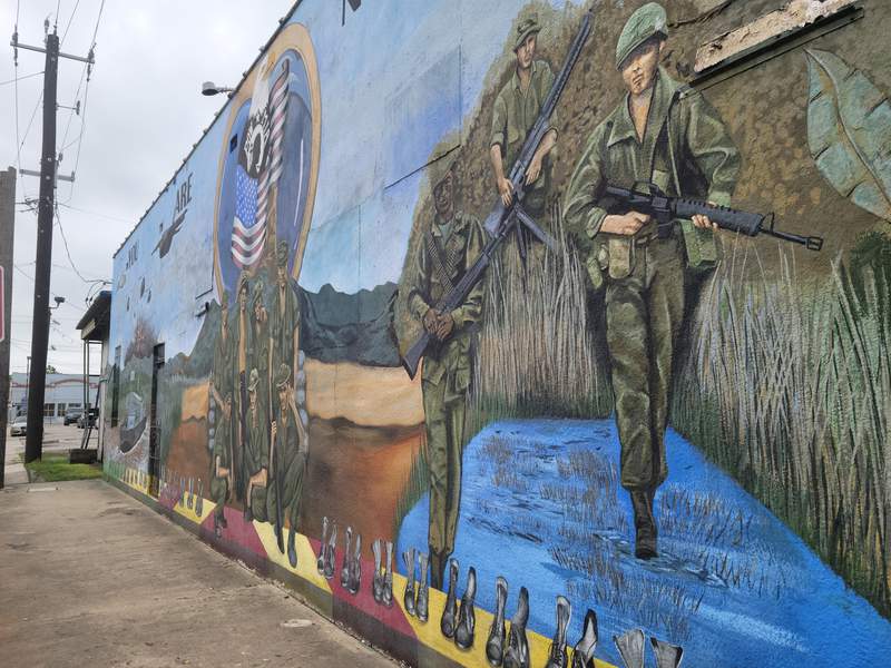 ‘If These Walls Could Talk’: Mural depicting local man’s Vietnam story has become Mecca for vets