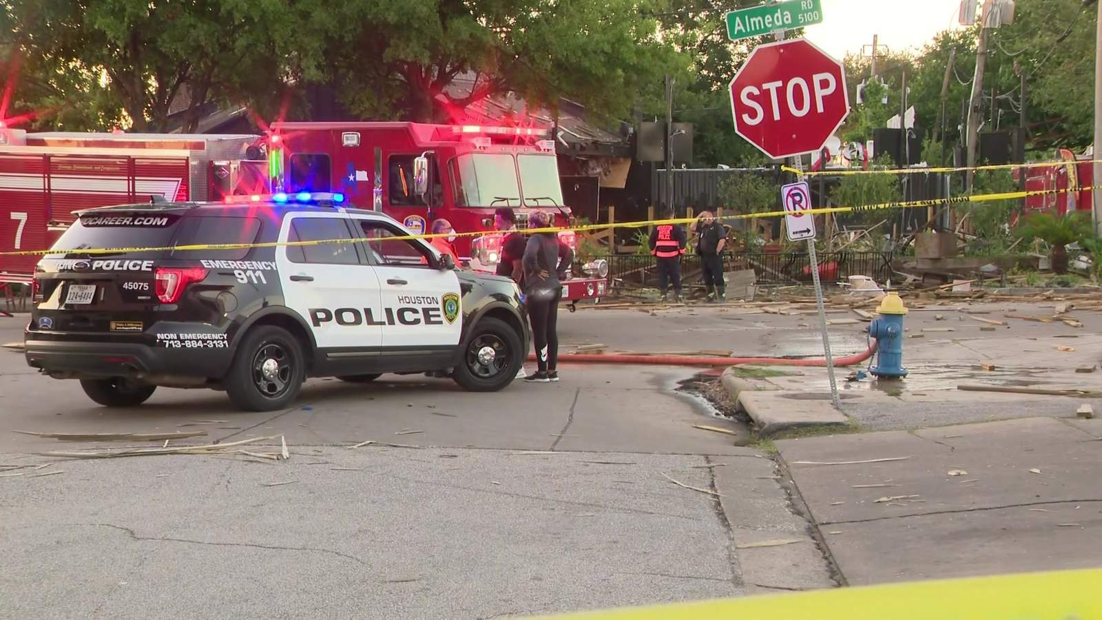 Investigation underway after bar explodes in Houston