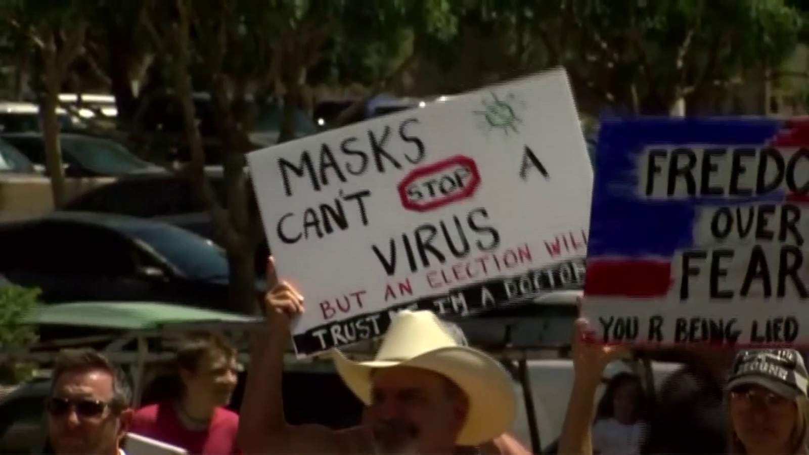 Arizona politician condemned for using Floyds last words I cant breathe to protest masks
