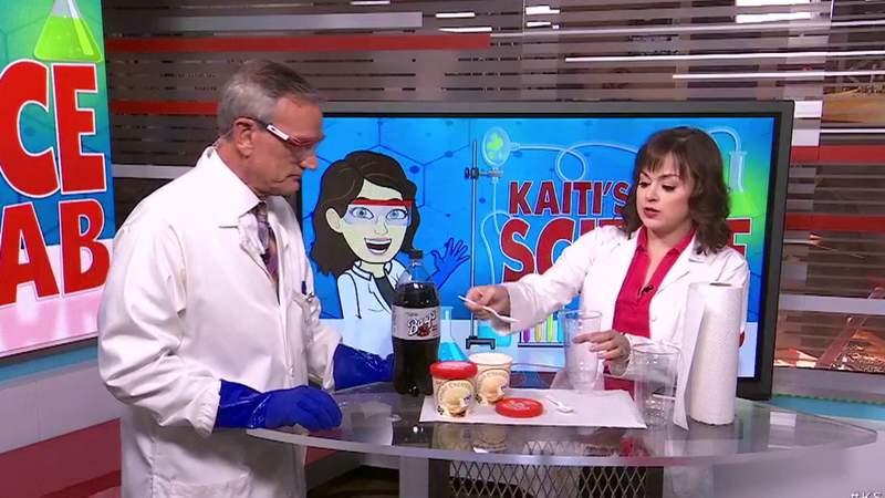KSAT Kids Home Science: States of Matter with Root Beer Floats