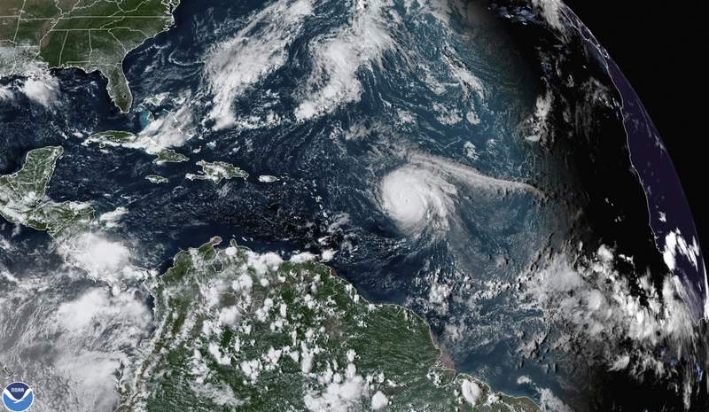 Bermuda gets storm watch as Hurricane Sam swirls in Atlantic
