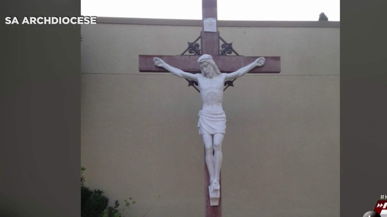 Building, crucifix vandalized at San Antonio Archdiocese Assumption Seminary