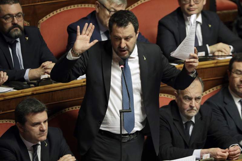 Judge dismisses migrant case against Italy's Matteo Salvini