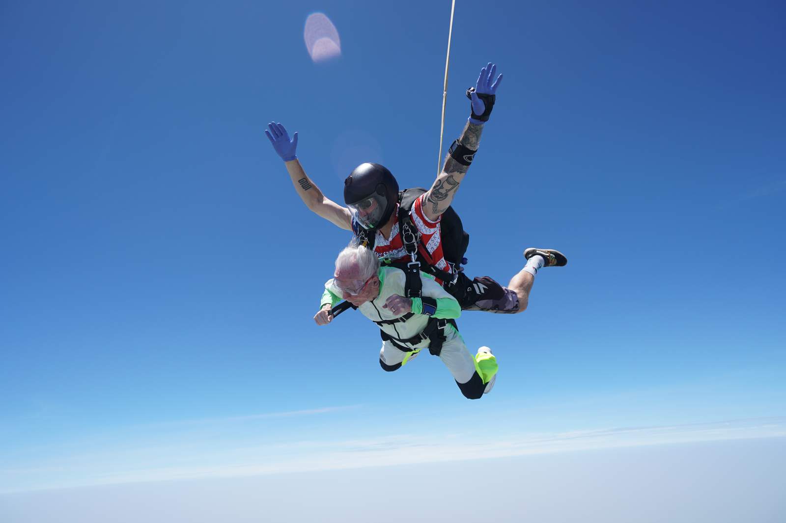 Report: 103-year-old in San Marcos breaks world record for oldest tandem skydive