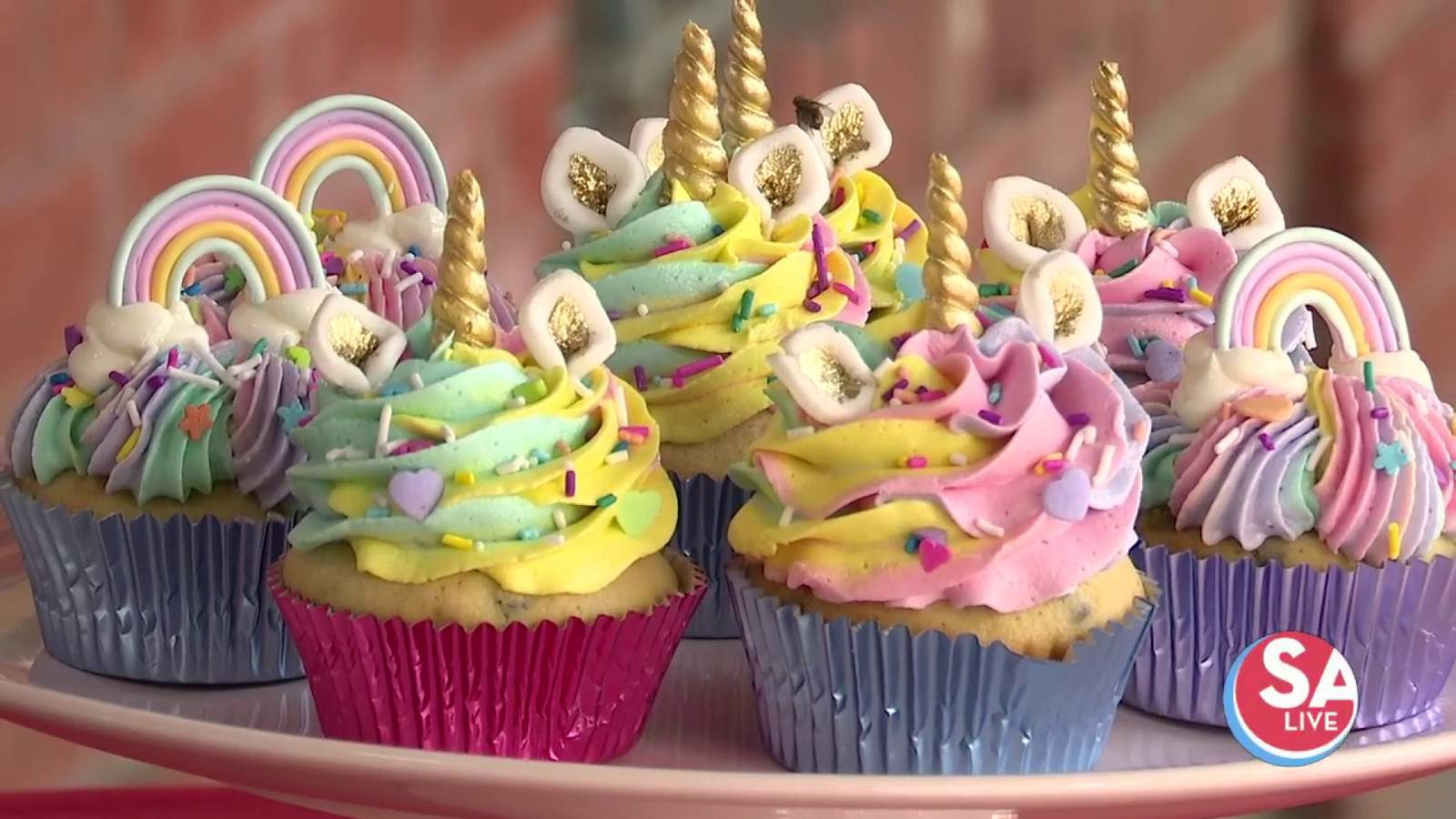 Unicorn Cake Gems - magical treat for National Unicorn Day