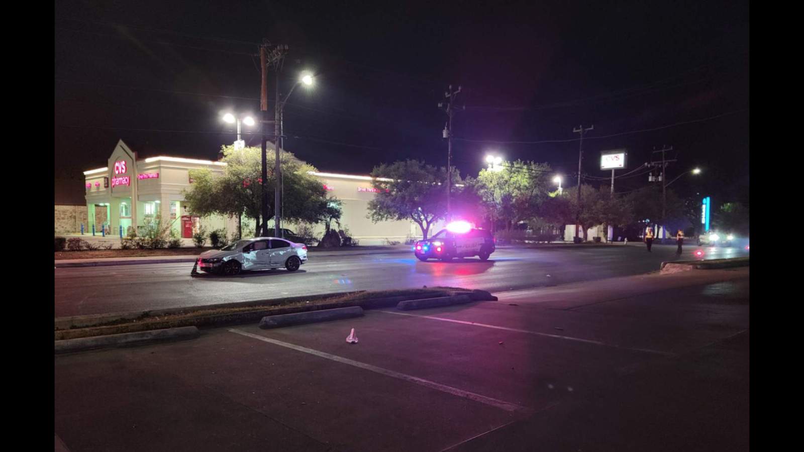 Driver injured in North Side crash ran red light, San Antonio police say