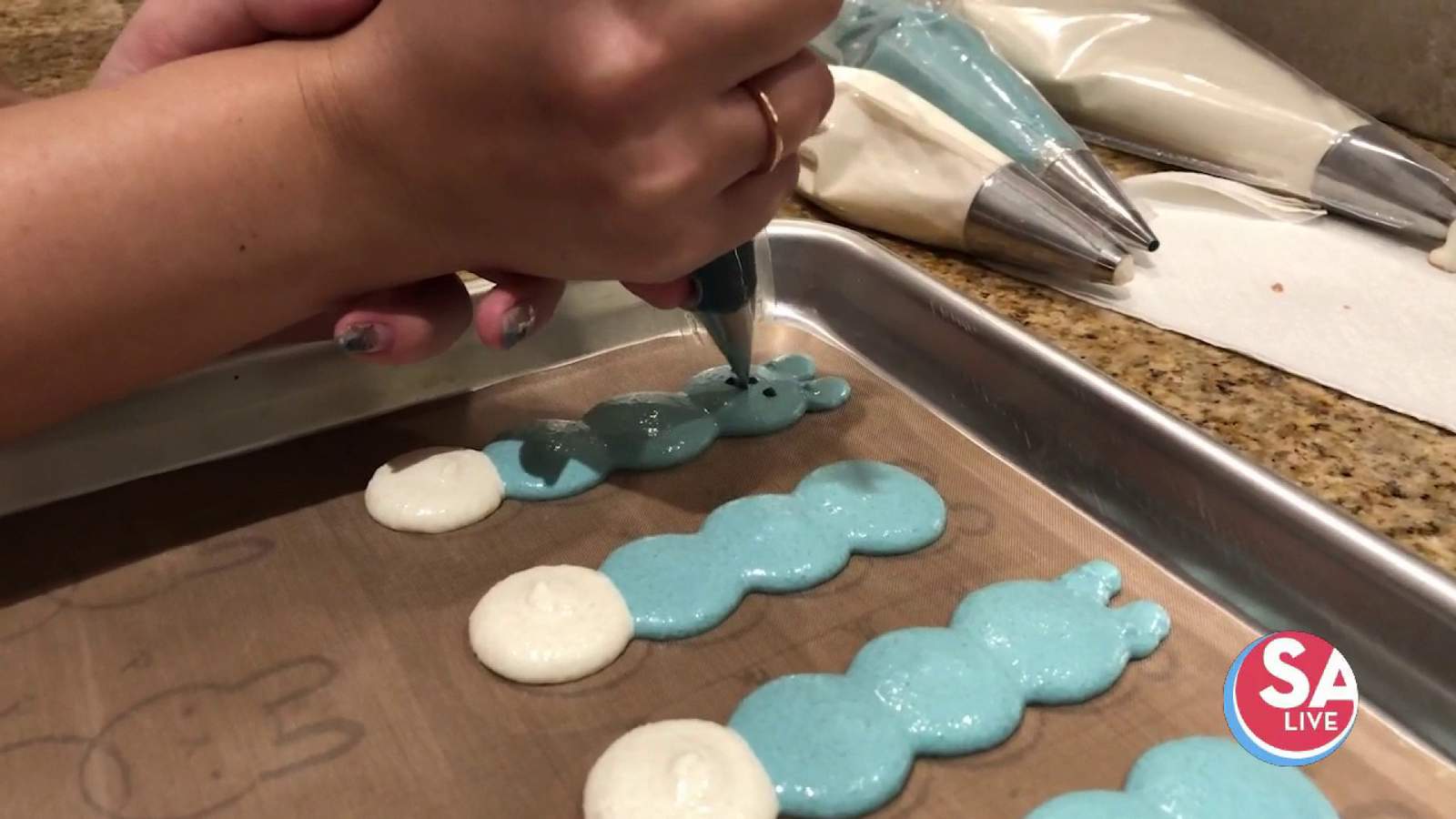 Take a peek inside Ooyoo Pan’s macaron-making process and how you can order them