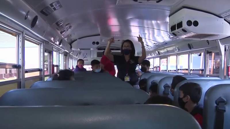 Emergency bus evacuation drills at Southside ISD teach safety, leadership skills