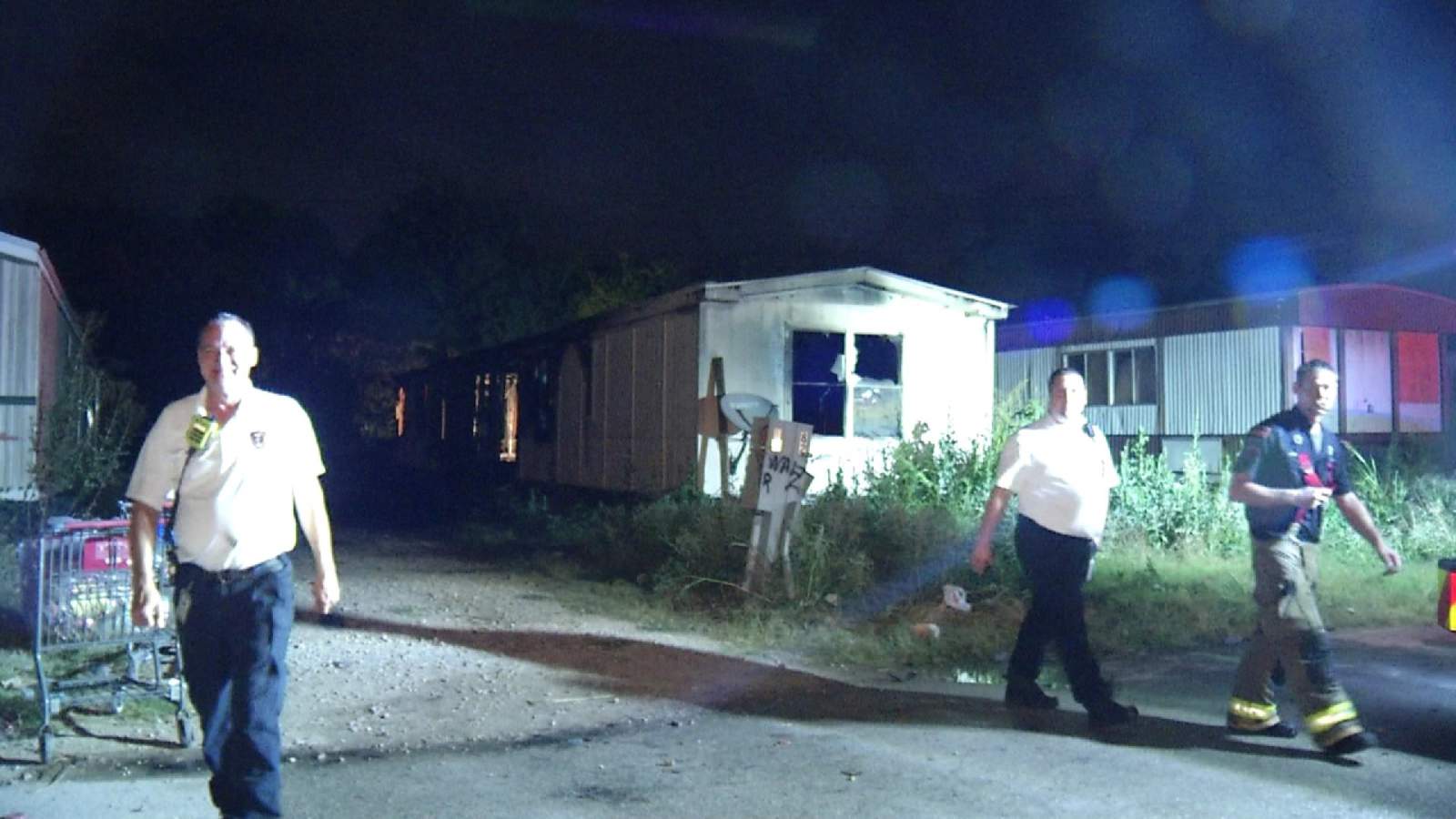 Fire in abandoned trailer seems suspicious, firefighters say