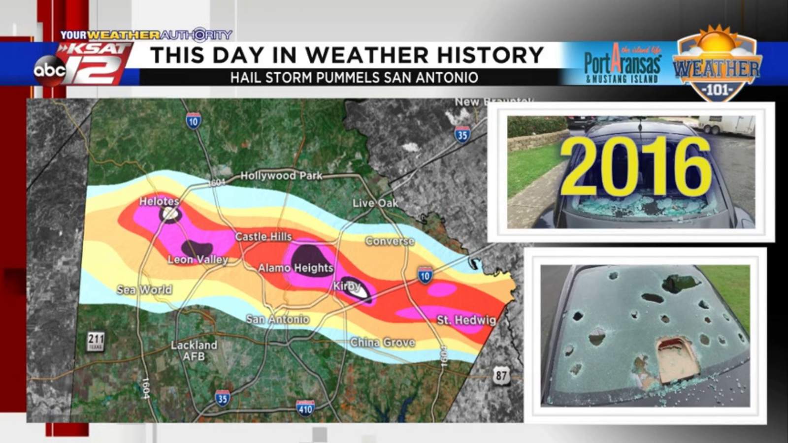 This Day in Weather History: April 12: Massive hail storm hits San Antonio