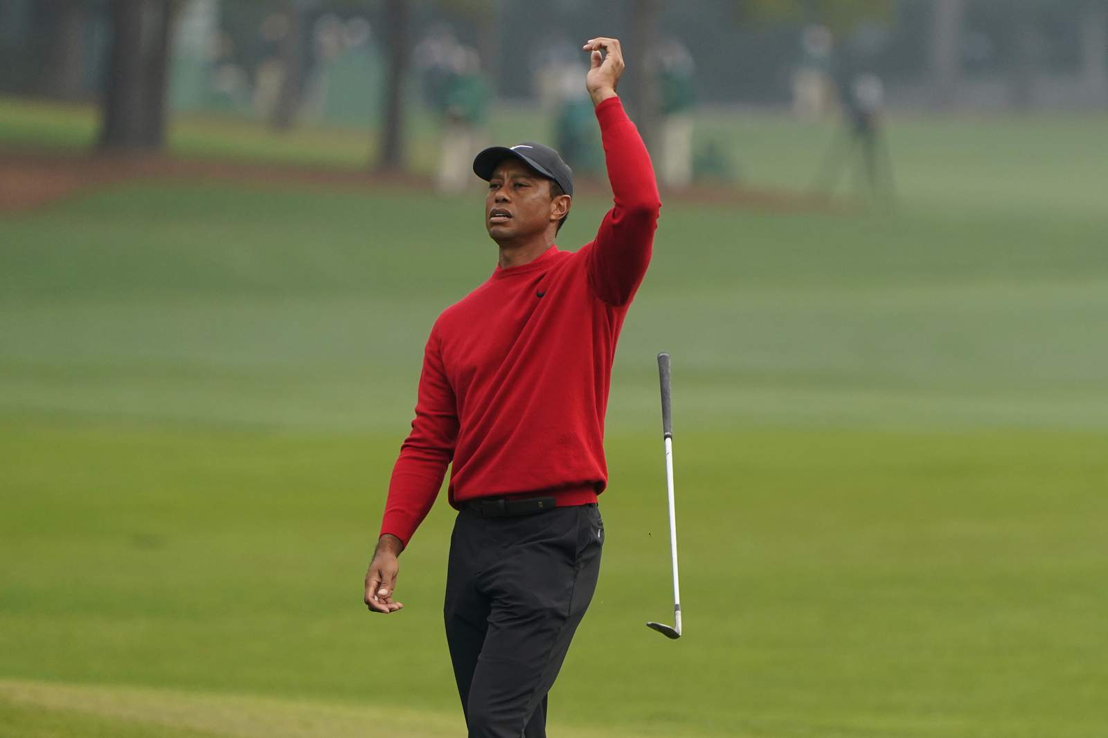 The Latest: DJ coasts to 5-shot win and 1st Masters title