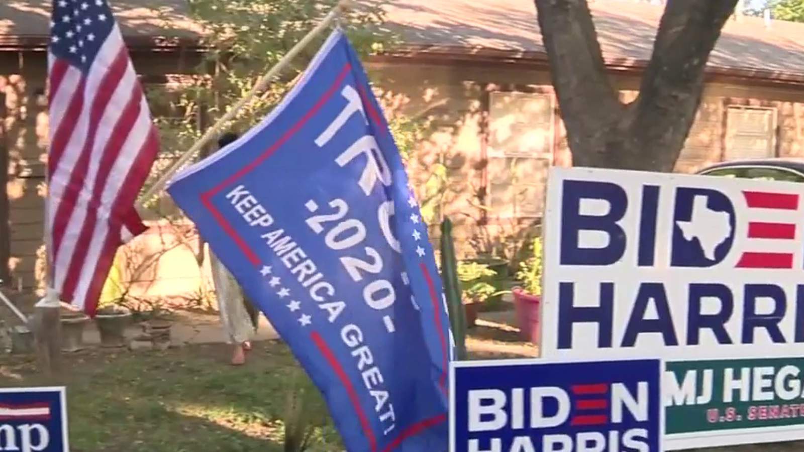1 lawn, 2 campaigns: This San Antonio family says blood is thicker than politics