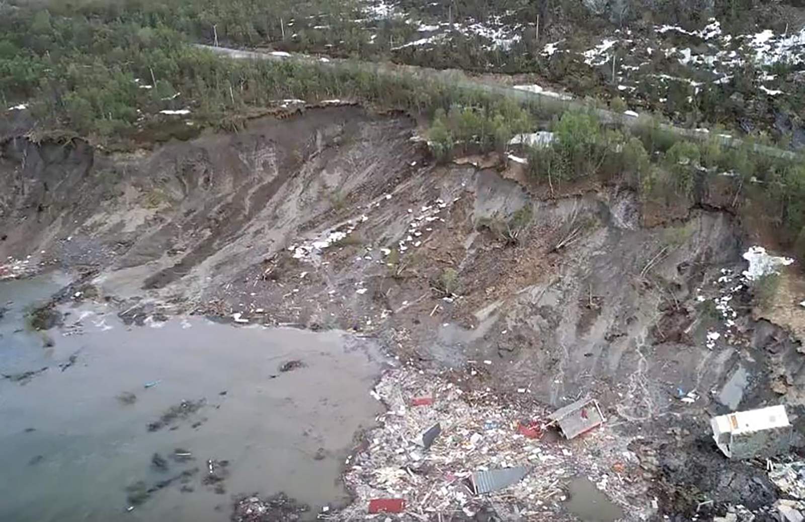 Landslide in Arctic Norway sweeps away 8 homes