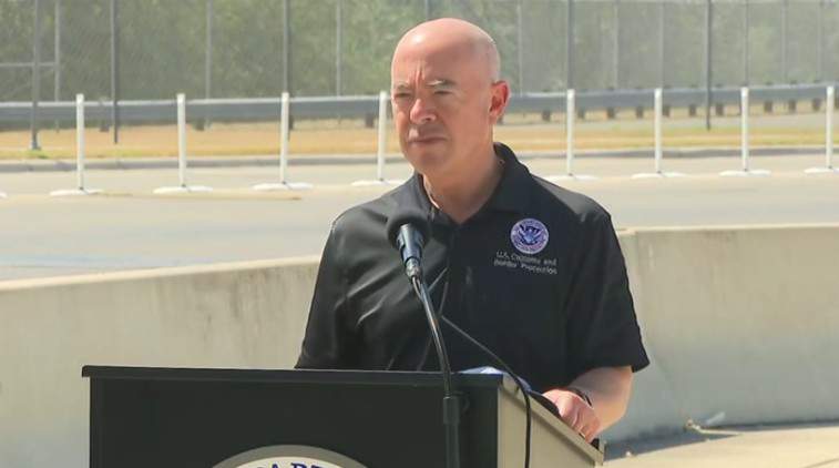 Secretary of Homeland Security travels to Del Rio for update on Haitian migrant situation