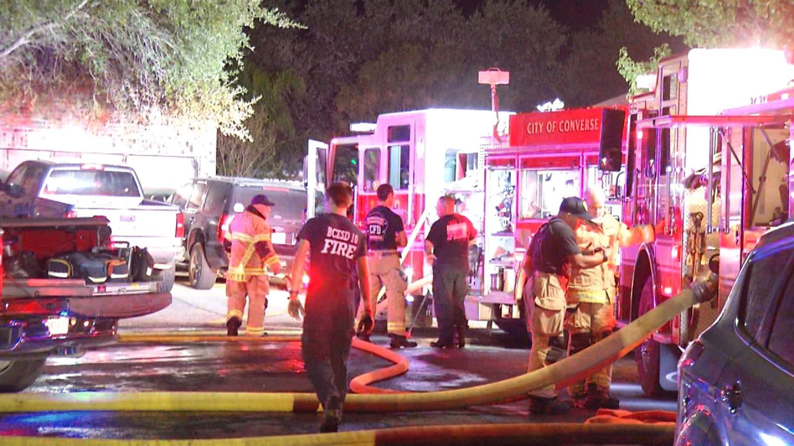 Fire damages group home in Converse