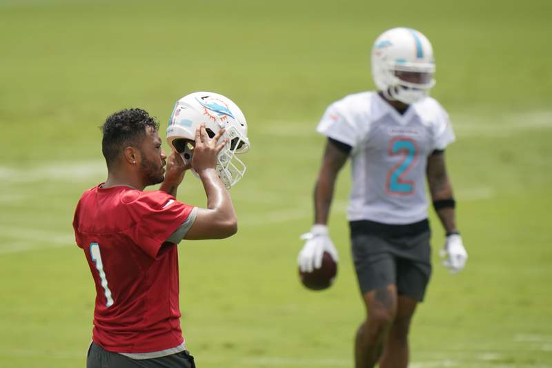 Tagovailoa has 5 INTS, Dolphins open minicamp without Howard