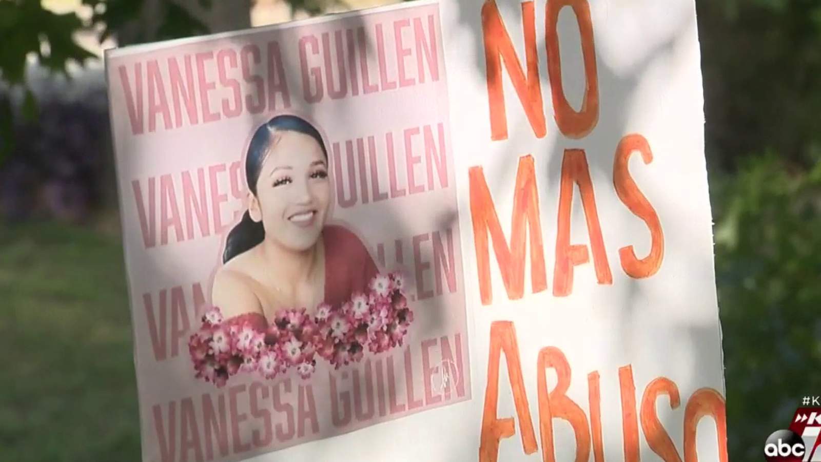 Group raises awareness about crimes against military women, men in honor of Vanessa Guillen