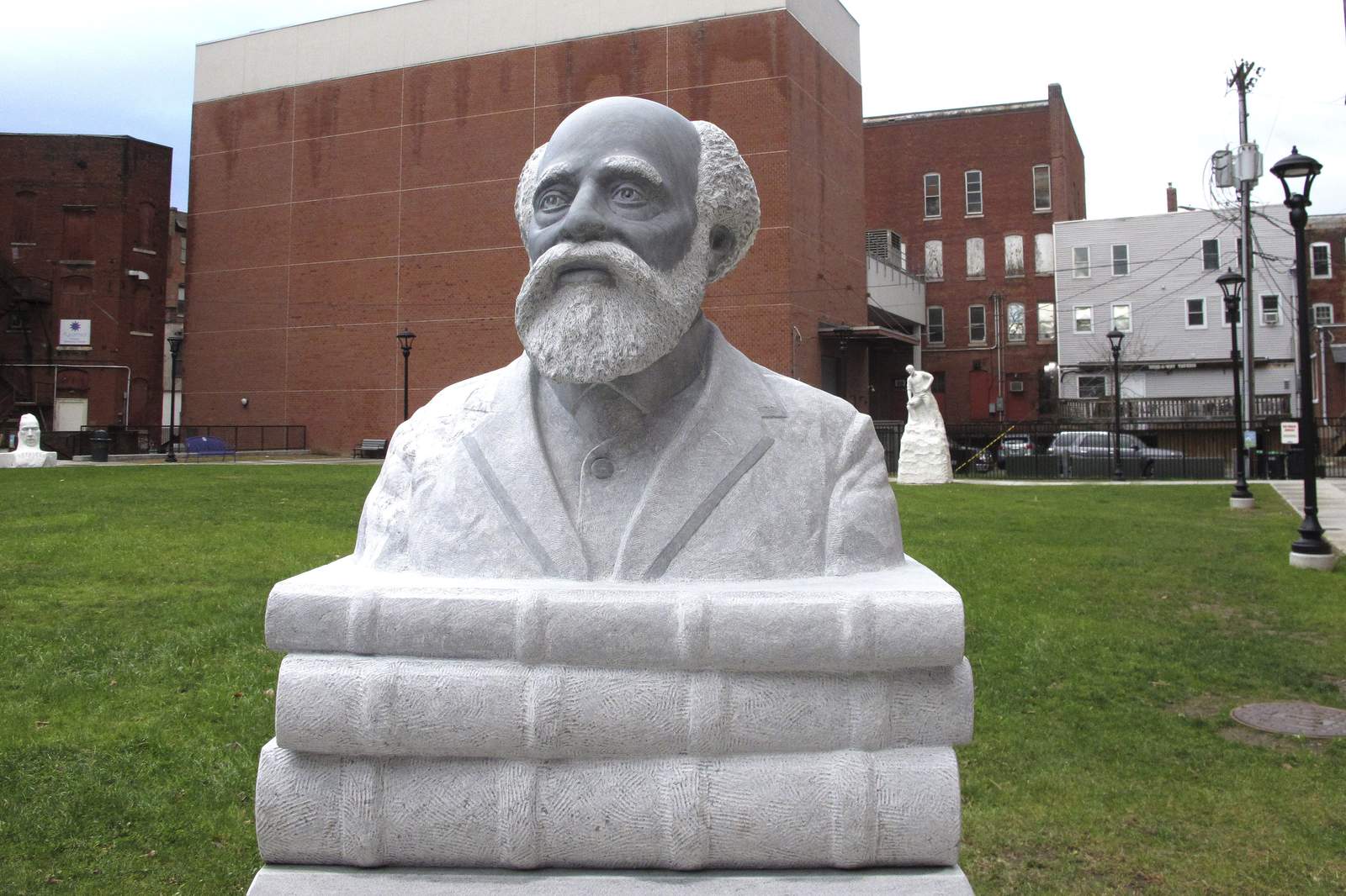 Sculpture honors 1st Black president of an American college