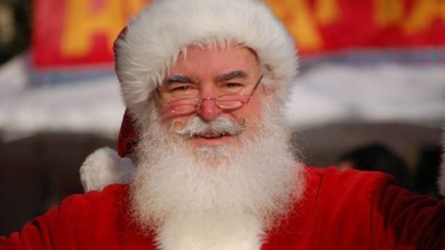 'Santa Claus' seen at Democratic debate