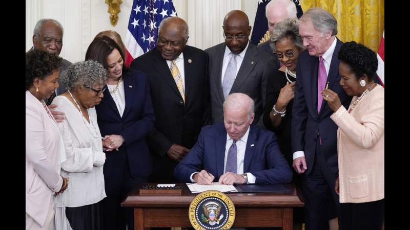 San Antonio event organizers celebrate after President Biden makes Juneteenth a federal holiday