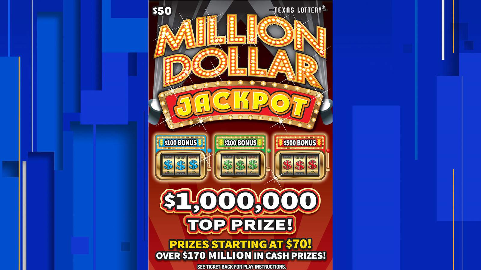SA resident wins $1 million in scratch-off bought at area store