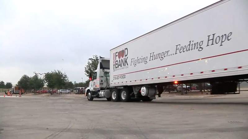 San Antonio Food Bank sends supply trucks to Louisiana to help residents following Hurricane Ida