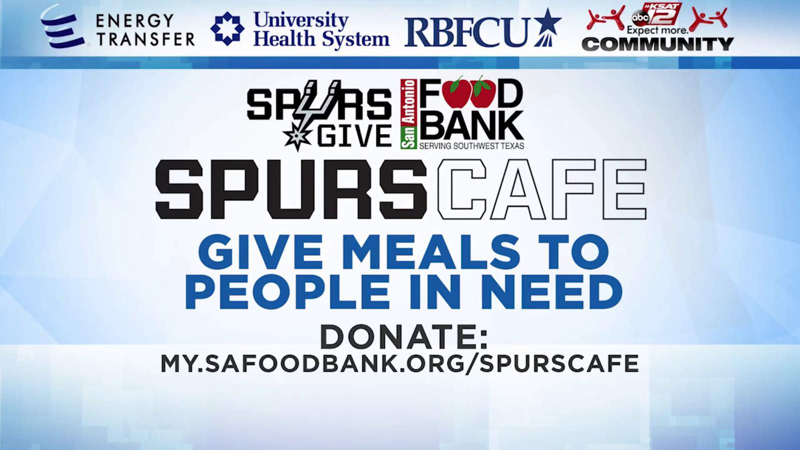 KSAT Community partners with SA Food Bank, Spurs Give to help feed families during summer