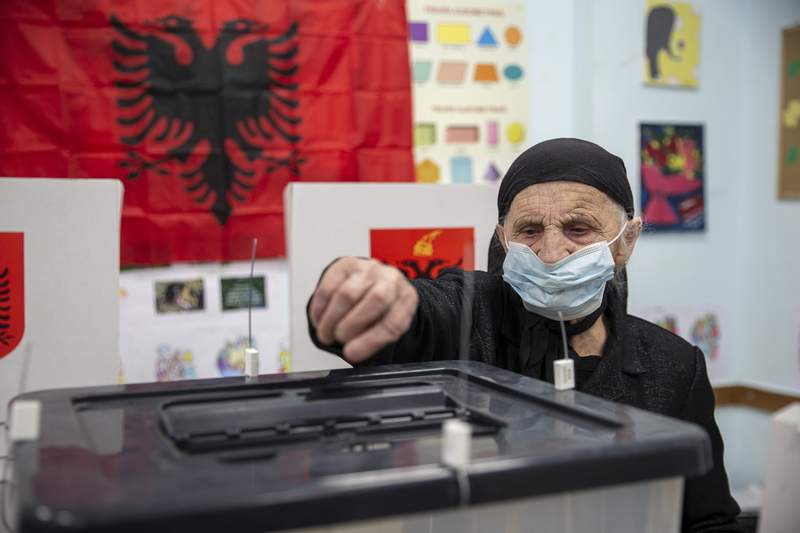 Exit polls: Tight race in Albania's parliamentary vote