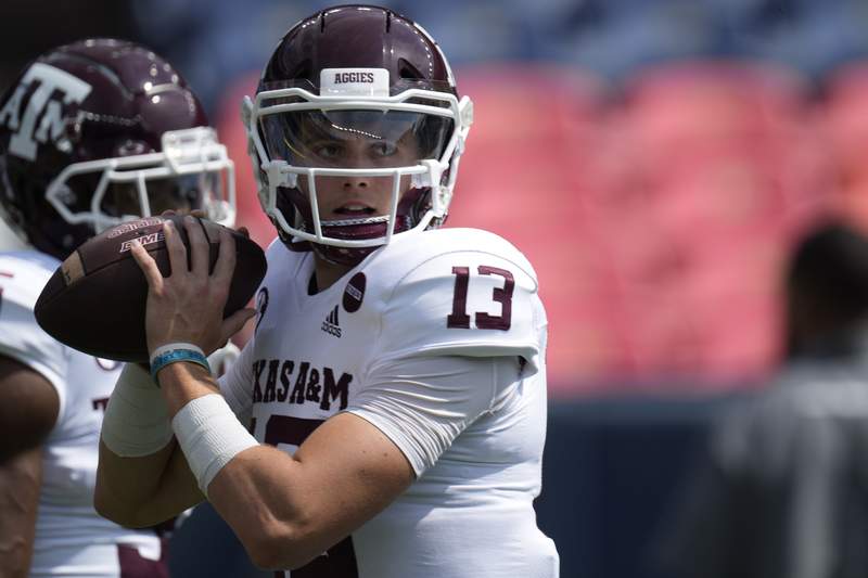 QB King out for No. 7 A&M after surgery to repair broken leg