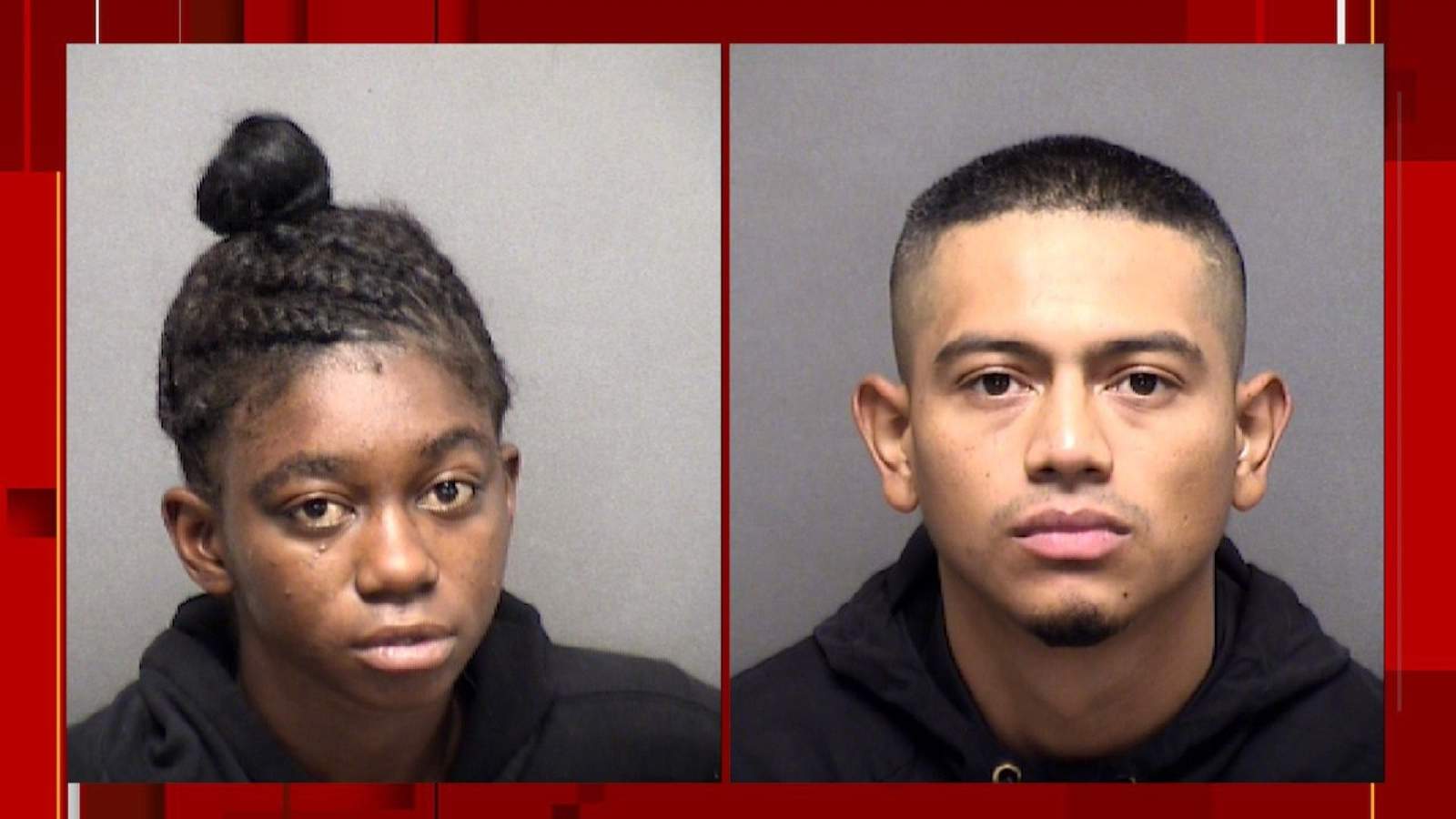 Suspects charged in slaying of woman over cellphone also accused of robbing, assaulting man days earlier