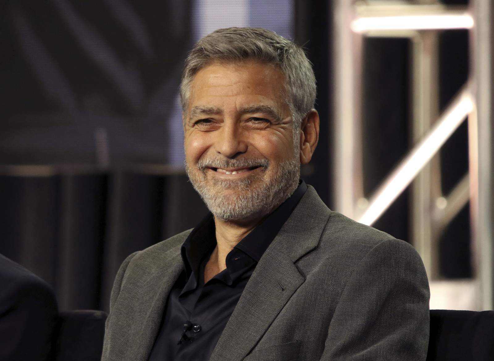 George Clooney's secret to cutting his hair, as seen on TV
