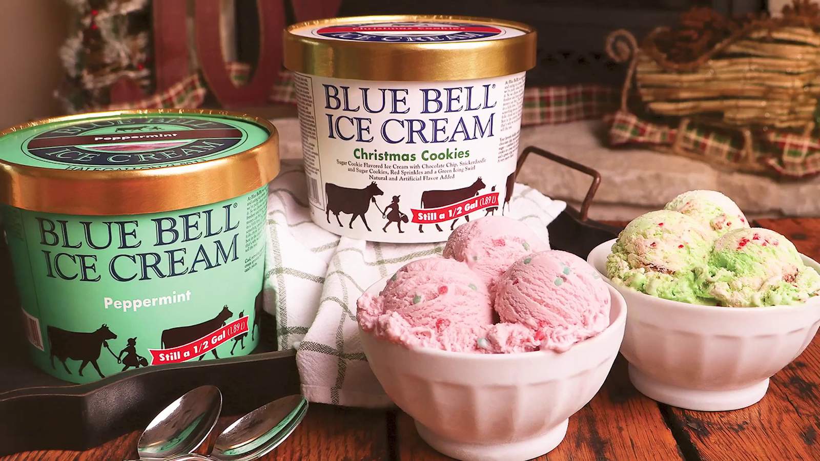 Christmas came early: Blue Bell ice cream holiday flavors in stores now