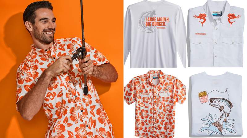 Whataburger, Academy drop a line for fishing fans in first-ever apparel collaboration