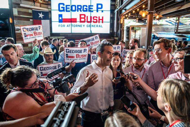 George P. Bush outraises Attorney General Ken Paxton in primary challenge debut, though Paxton has bigger war chest